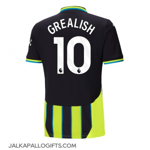 Manchester City Jack Grealish #10 Vieraspaita 2024-25 Lyhythihainen